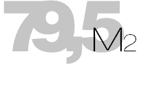 79,5м2