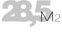 28,5м2